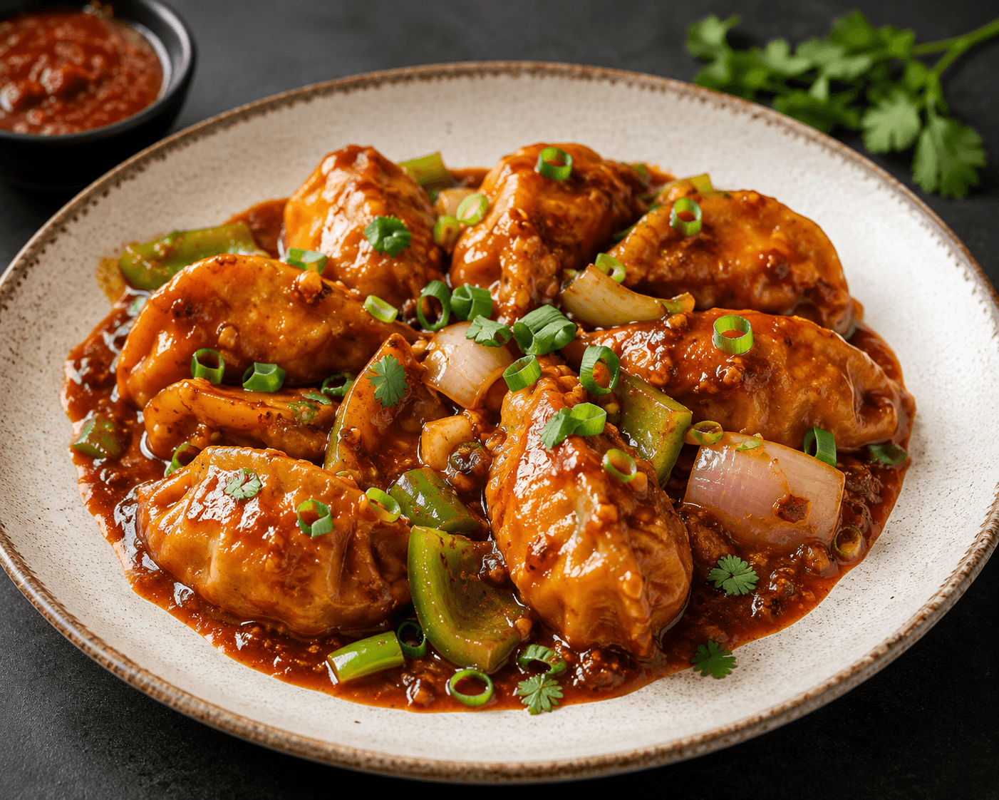 Chilly Mo:Mo Combo (3 Chicken, 3 Veggie, and 3 Paneer)