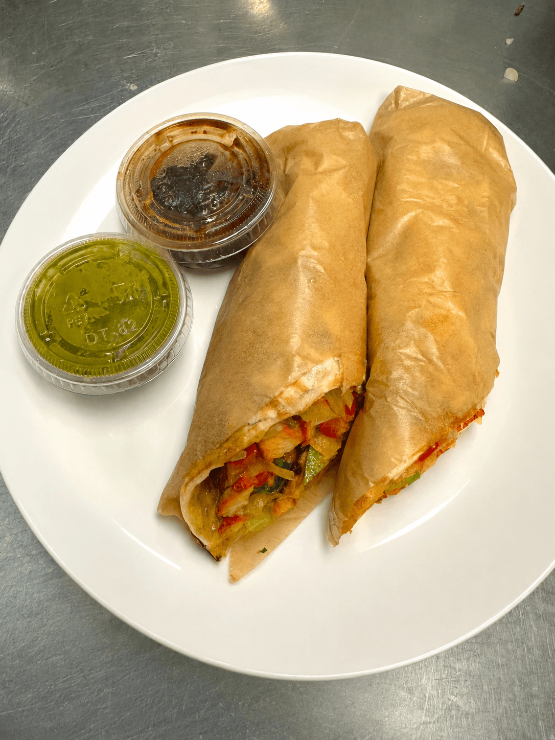 Chicken Tikka Butter Naan Wrap
